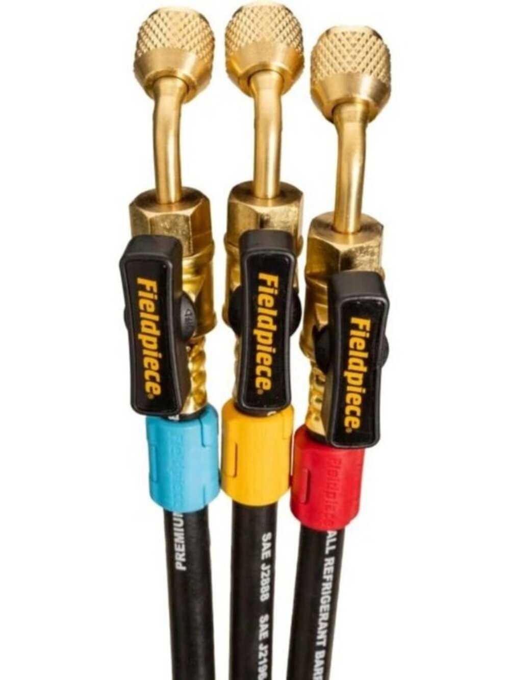 Fieldpiece HR3B Ball Valve Refrigerant Hose Set (3) PACK OF 2